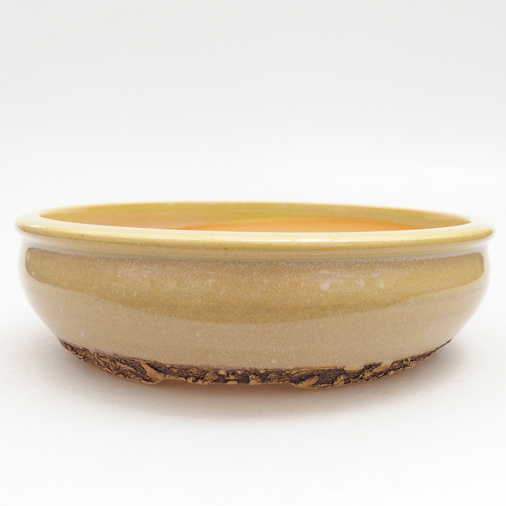 Bonsaischale aus Keramik 18 x 18 x 5 cm, grün