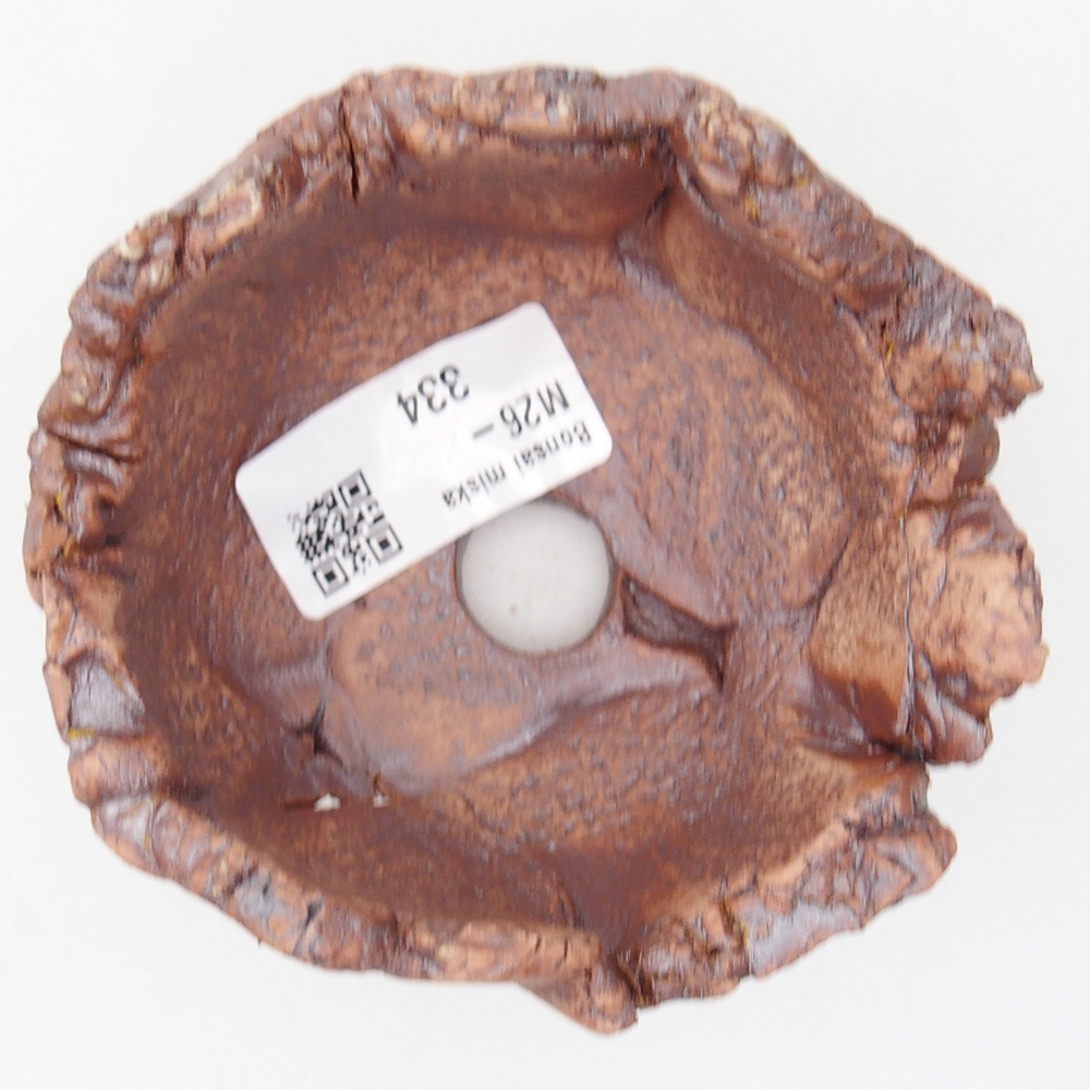 Keramische Schale 9,5 x 8,5 x 5,5 cm , Farbe braun