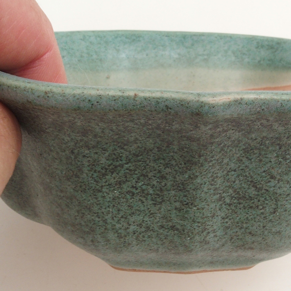 Bonsaischale H06 - 14,5 x 14,5 x 5 cm - grün