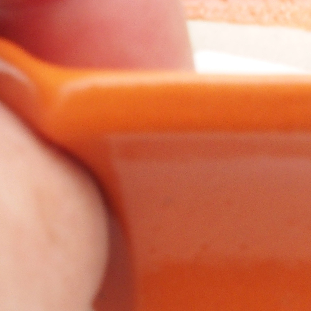 Mini-Bonsaischale 5 x 4,5 x 2,5 cm, orange