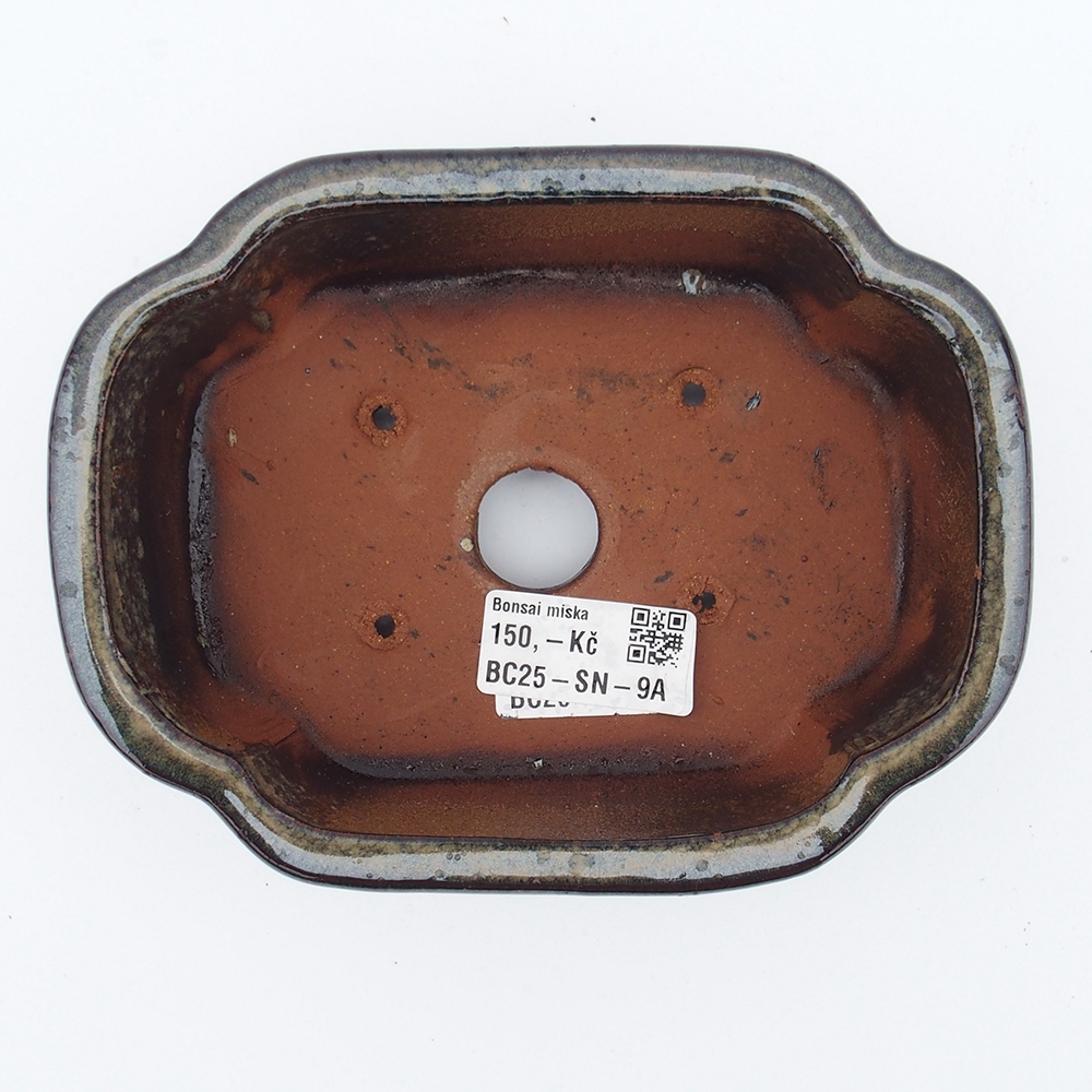 Schale 16 x 13 x 5,5 cm grau-beige