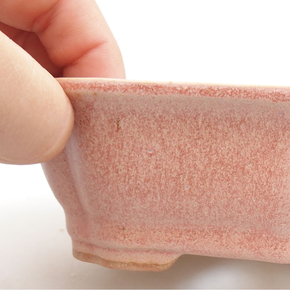 Bonsaischale aus Keramik 15,5 x 12 x 6 cm, Farbe blau