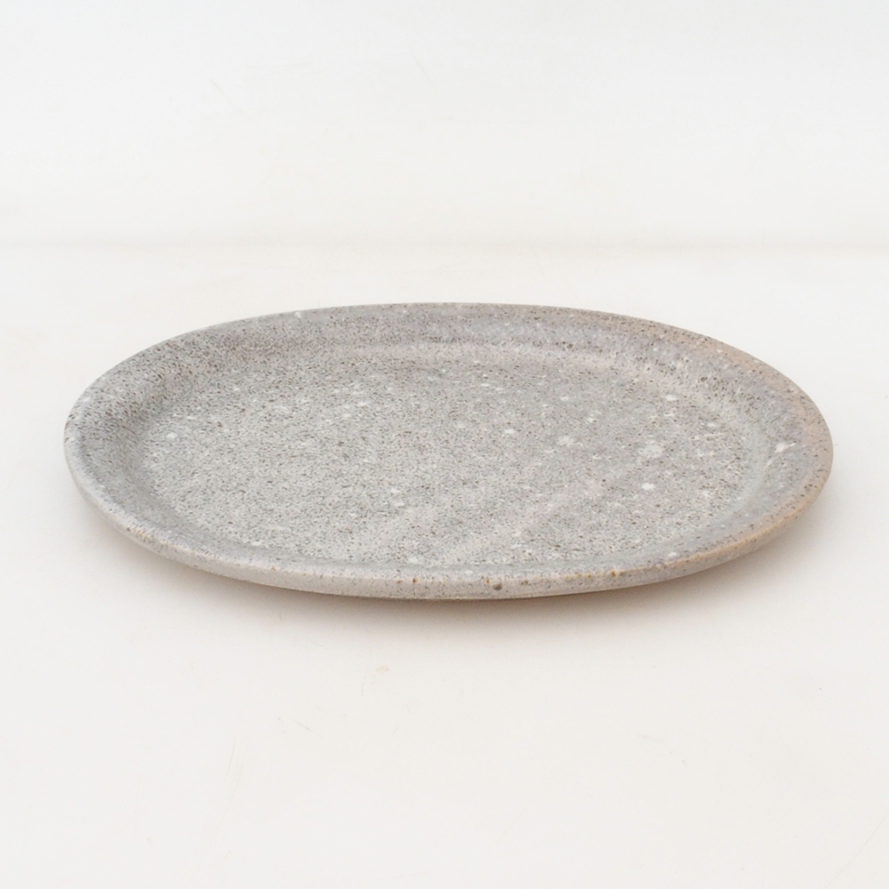 Bonsai oval Untertasse S - 20 x 16,5 x 1,5 cm - beige