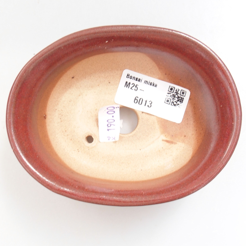 Bonsaischale aus Keramik 15,5 x 12 x 6 cm, Farbe blau