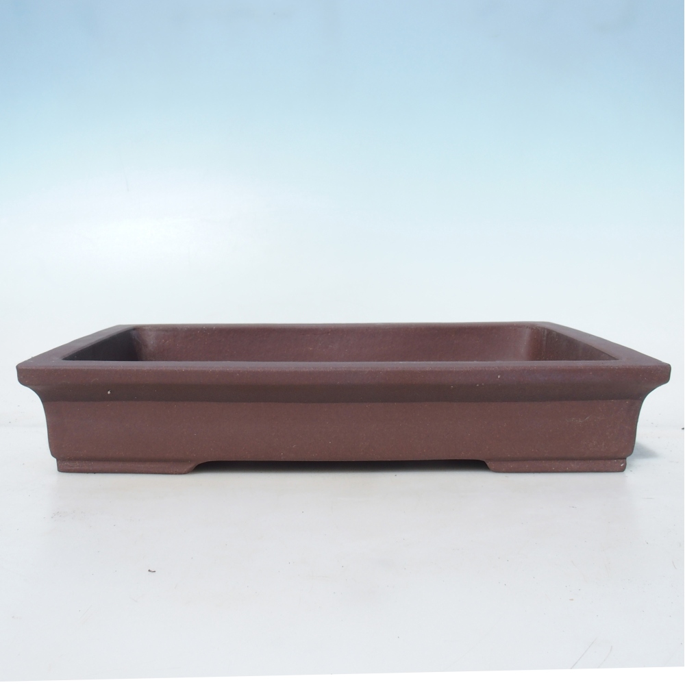 Bonsaischale 36,5 x 24 x 6,5 cm Birke braun