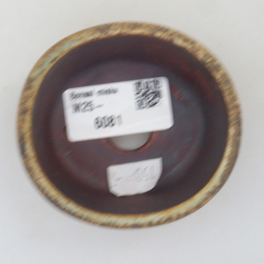 Bonsaischale aus Keramik 10 x 8,5 x 4 cm, braun