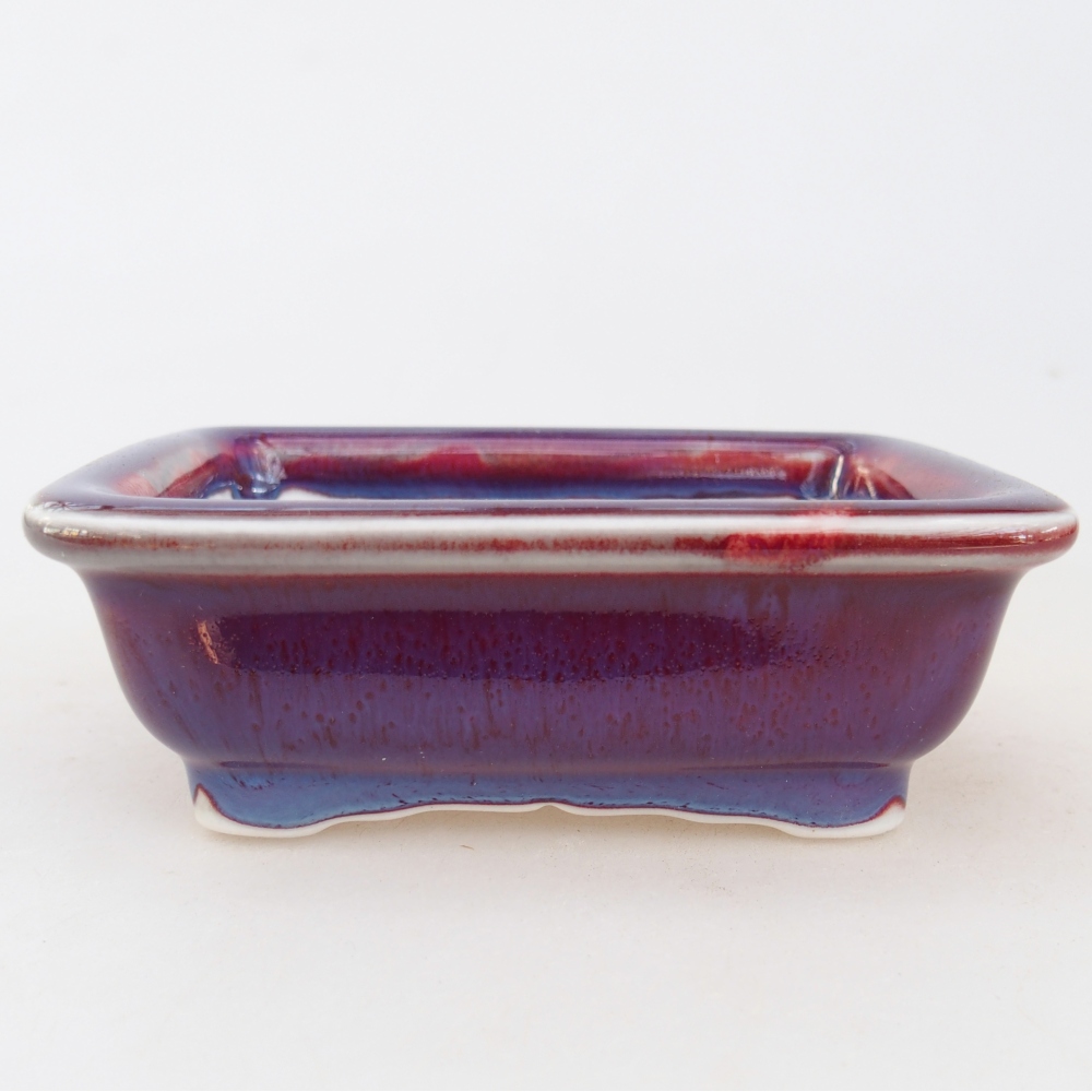 Mini-Bonsaischale 10 x 8 x 3,5 cm, Farbe lila