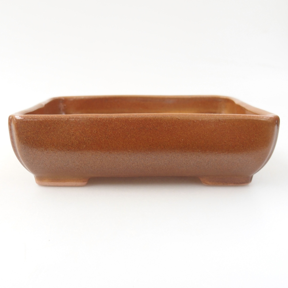 Bonsaischale aus Keramik 15,5 x 12 x 6 cm, Farbe blau