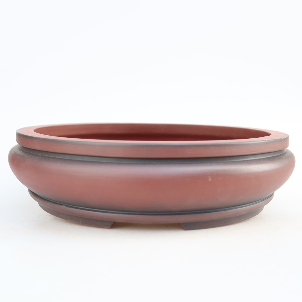 Keramikschale  27 x 27 x 7,5 cm, Farbe: Ziegelrot
