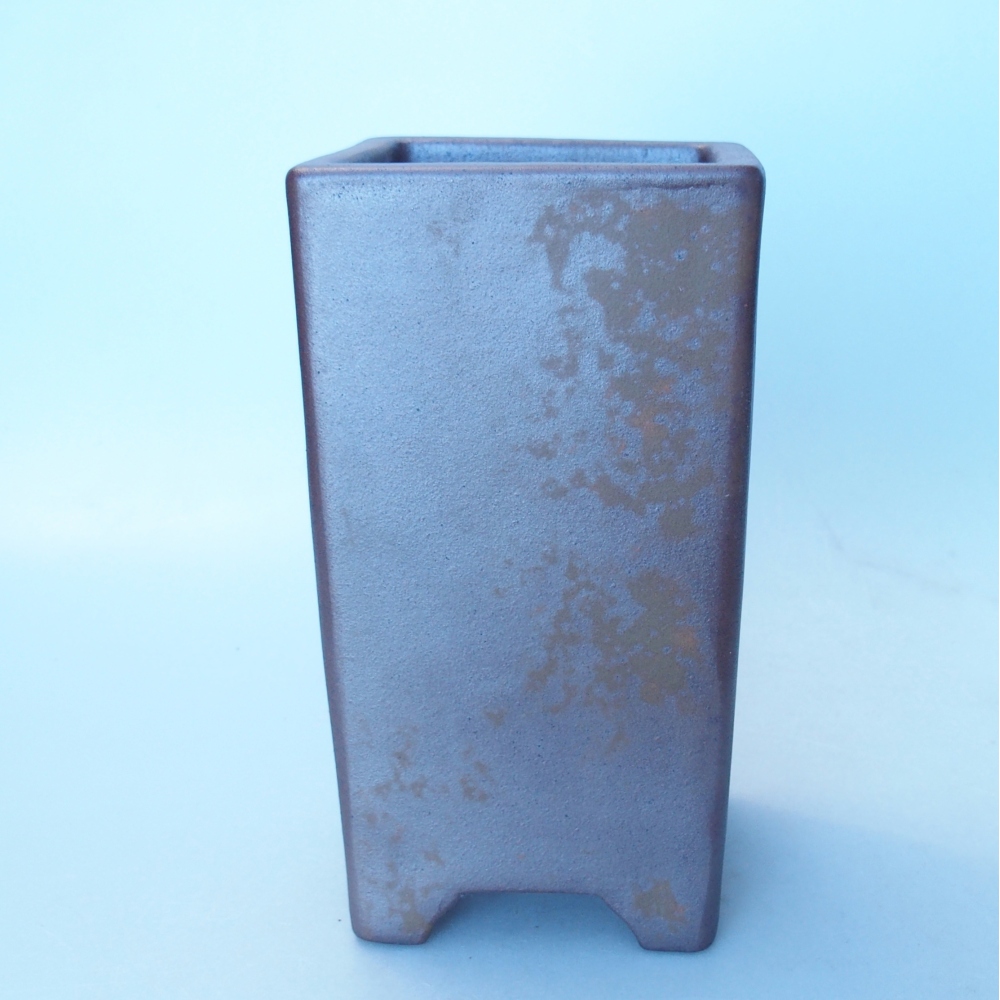 Schale 9 x 9 x 16,5 cm braun