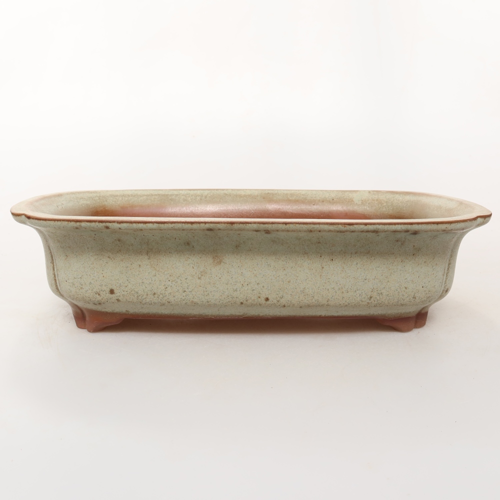 Keramikschale  24,5 x 17,5 x 6 cm, Farbe: Beige
