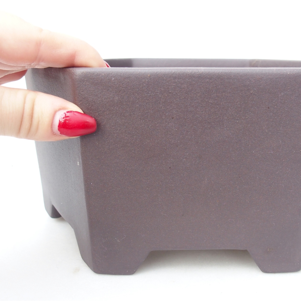 Schale 21 x 18,5 x 10 cm braun