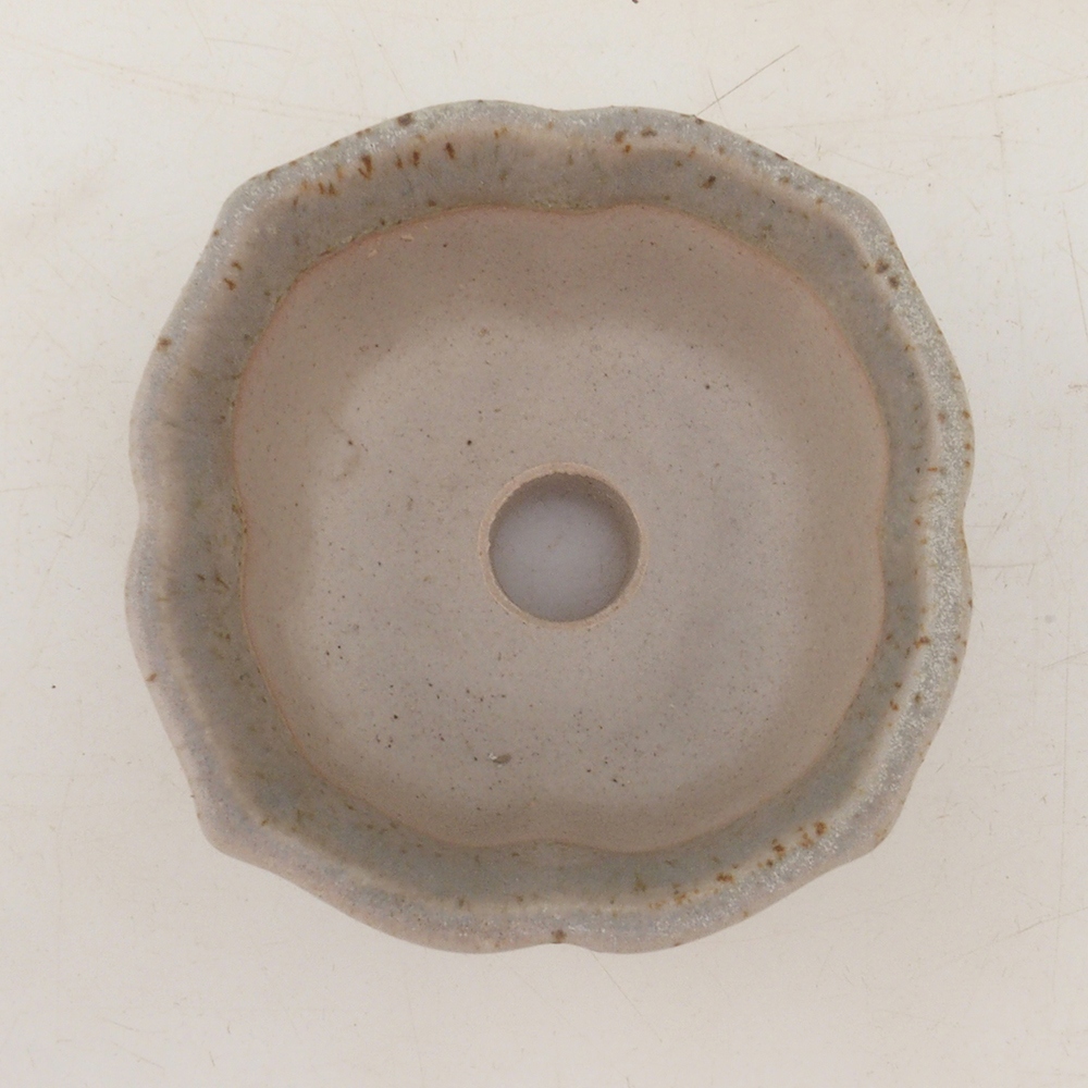 Bonsaischale H95 - 7,5 x 7,5 x 4 cm - beige