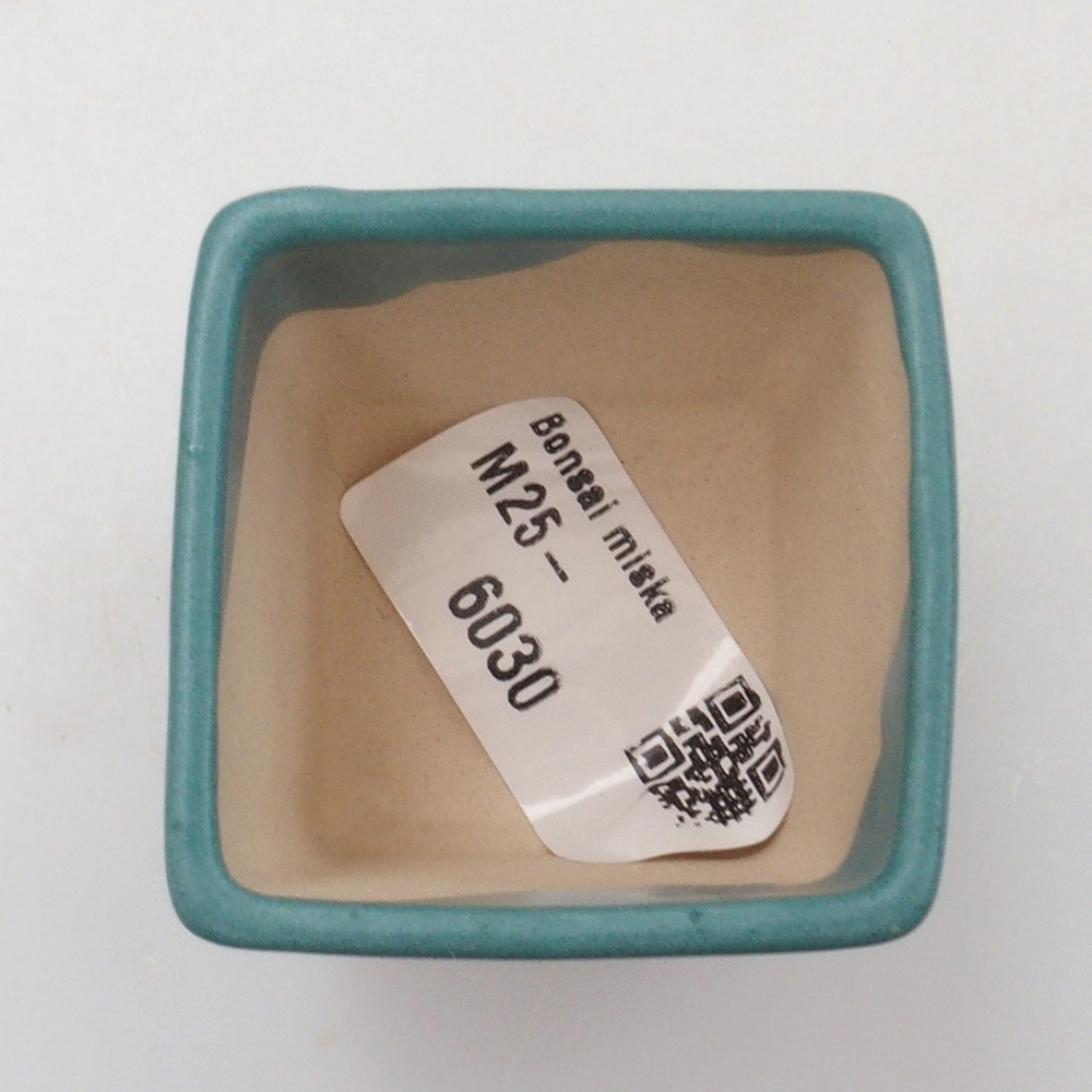 Bonsaischale aus Keramik 6,5 x 5,5 x 4 cm, Farbe blau