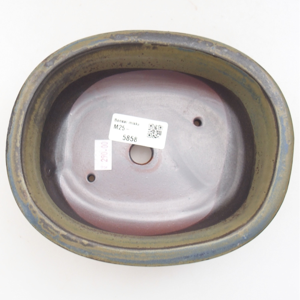 Bonsaischale aus Keramik 18 x 15 x 6 cm, braun