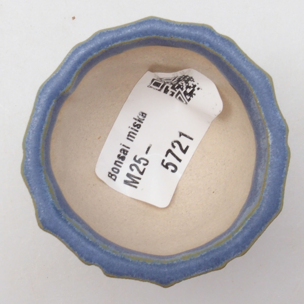 Mini-Bonsaischale 5 x 5 x 3 cm, blau