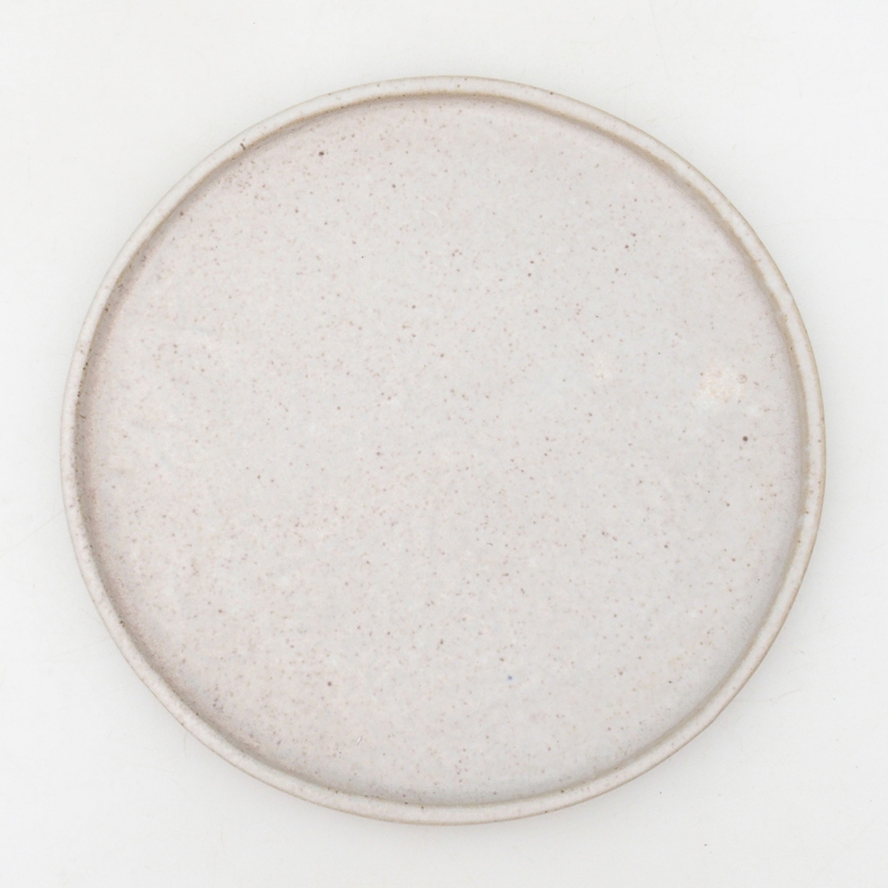 Runde Bonsai-Konsole D7-S - 16 x 16 x 1 cm - beige