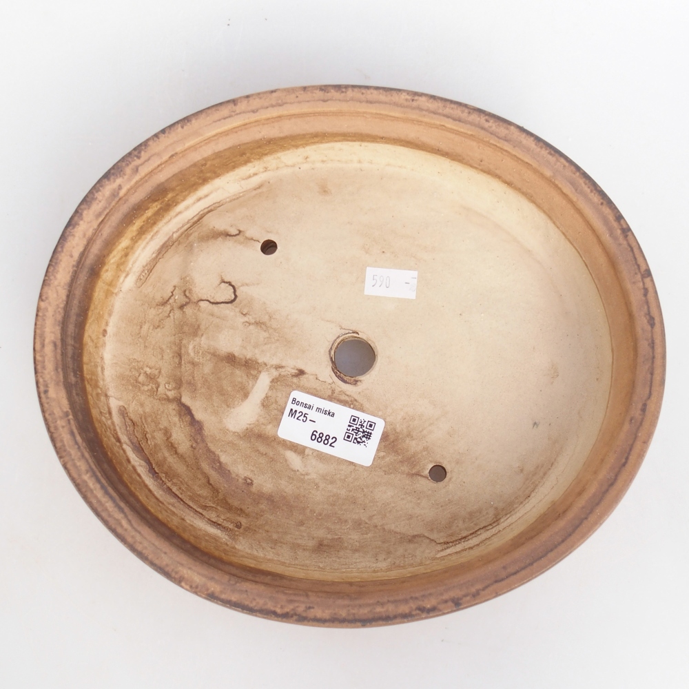 Bonsaischale aus Keramik 24 x 20,5 x 5 cm, rosa