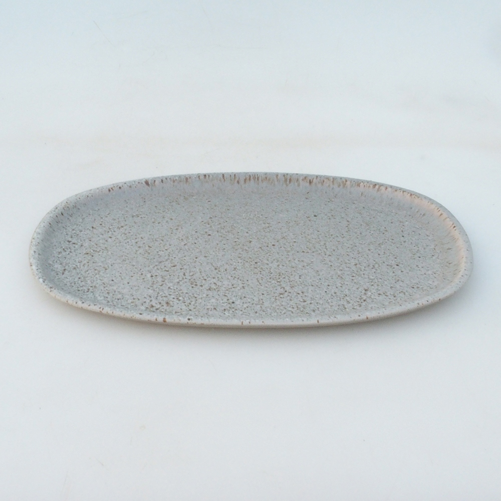 Keramikschale H15 -25 x 15 x 1 cm - beige