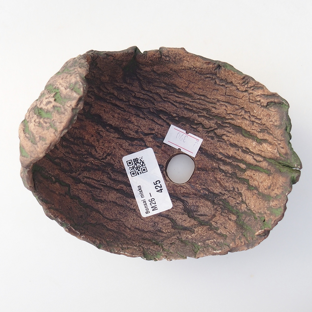 Keramikschale 13 x 12 x 12,5 cm , Farbe grün