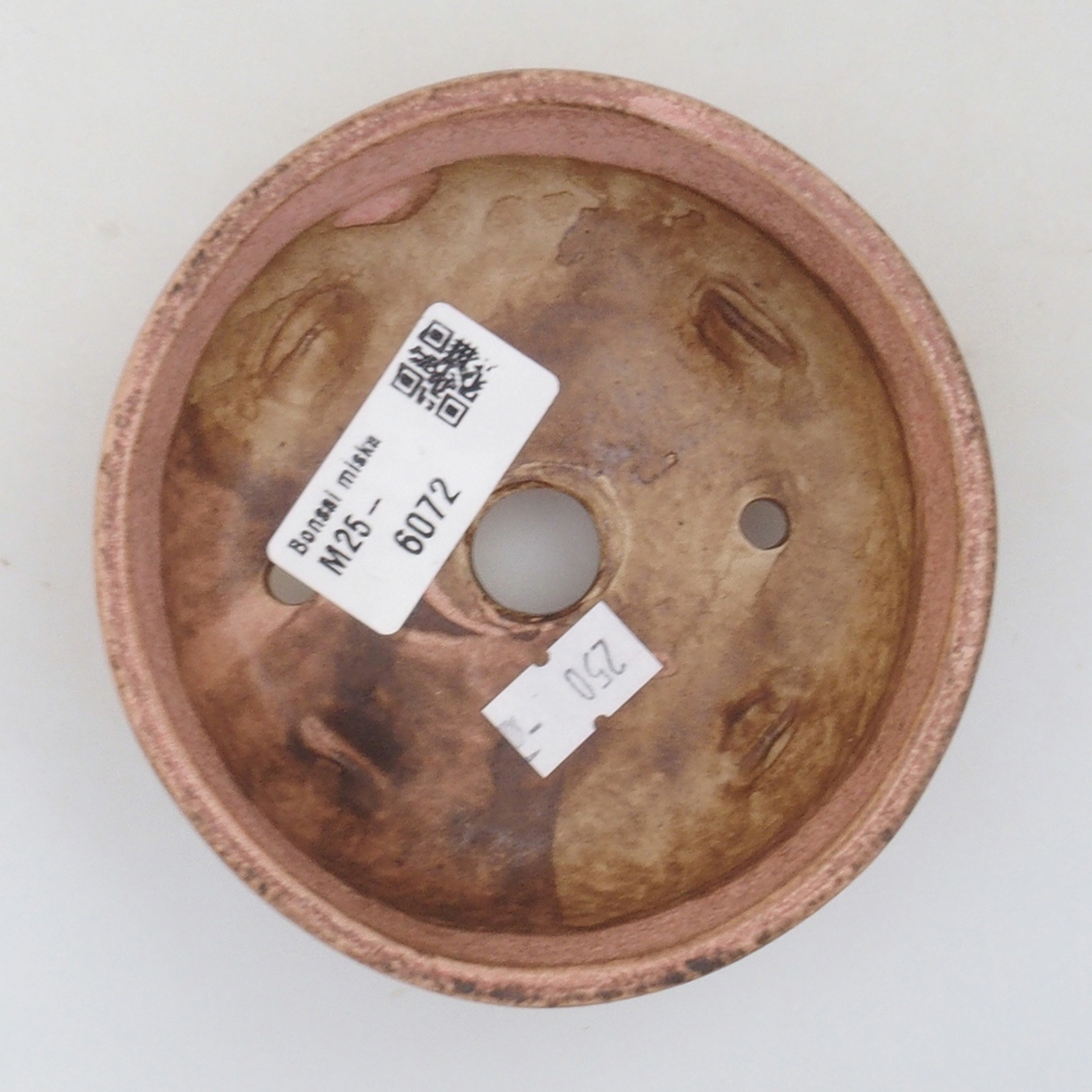 Bonsaischale aus Keramik 10 x 8,5 x 4 cm, braun