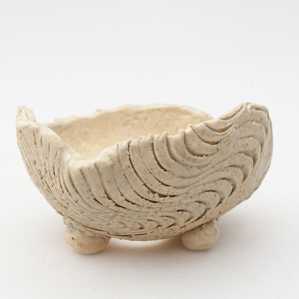 Keramikschale 9 x 8,5 x 5 cm , Farbe beige