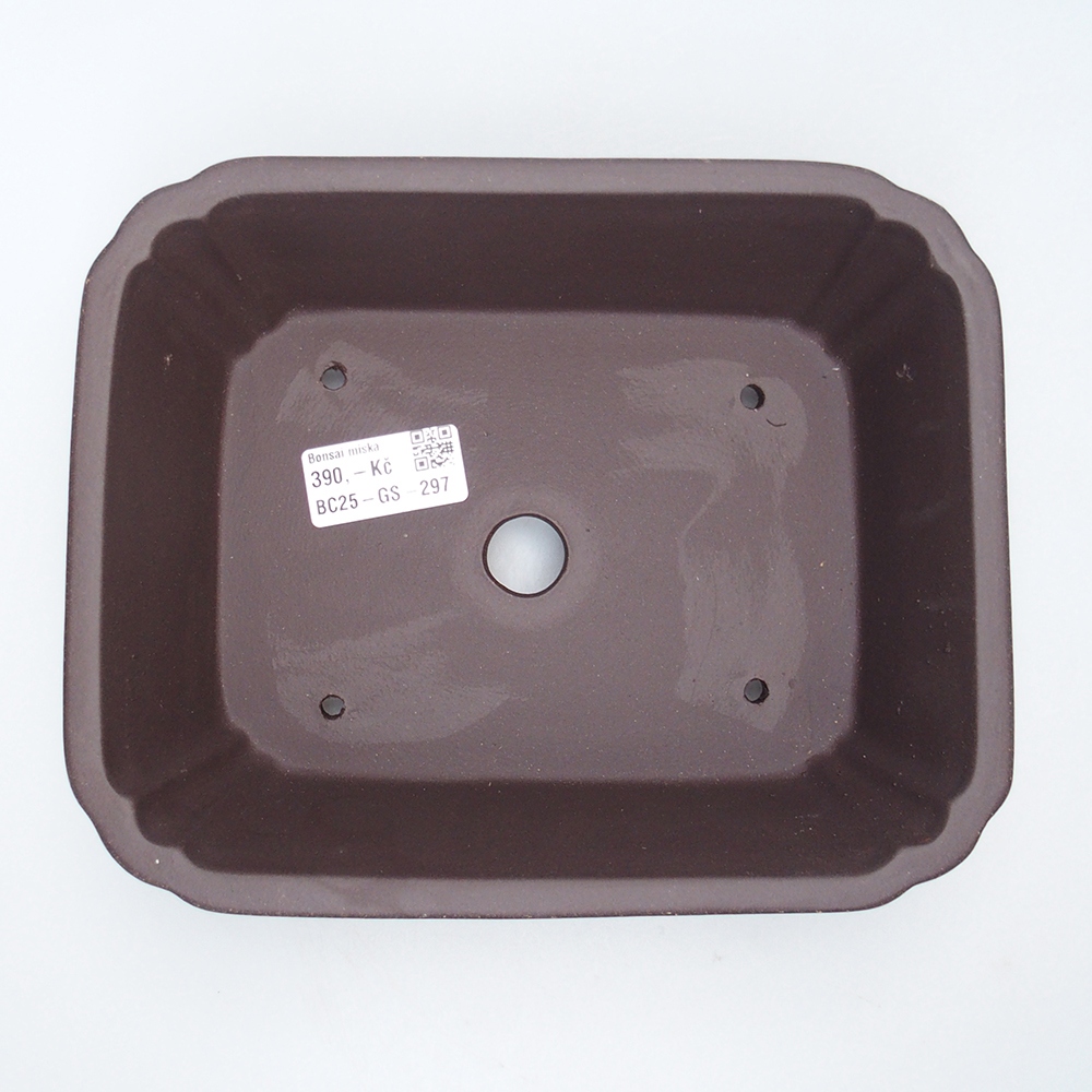 Schale 21 x 18 x 6,5 cm braun