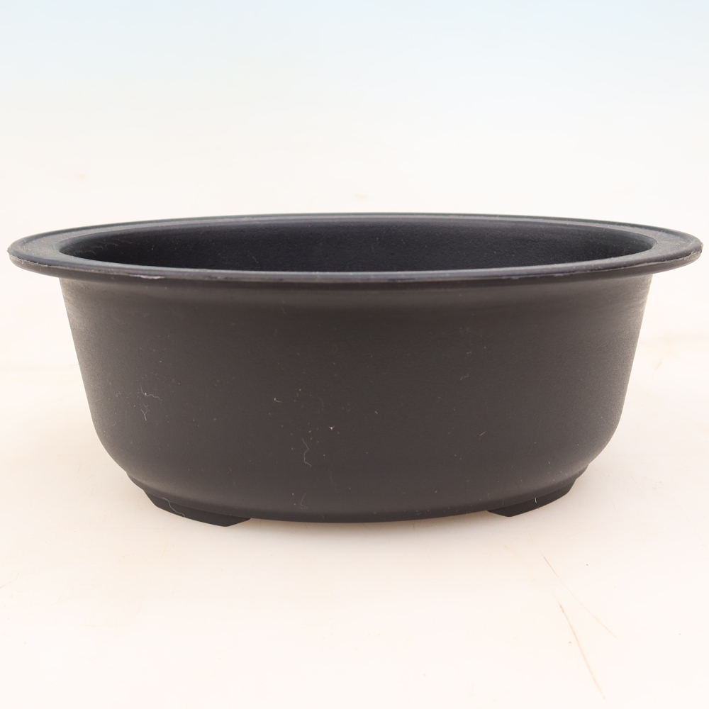 Bonsai-Schale aus Kunststoff MP-27, schwarz – 18,5 x 14,5 x 7 cm