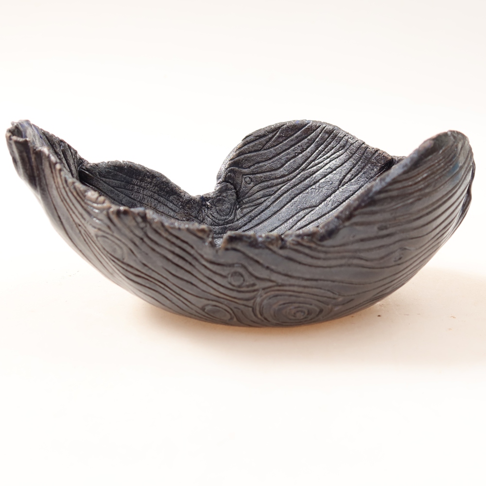 Keramikschale  15,5 x 12 x 6,5 cm, Farbe: grün