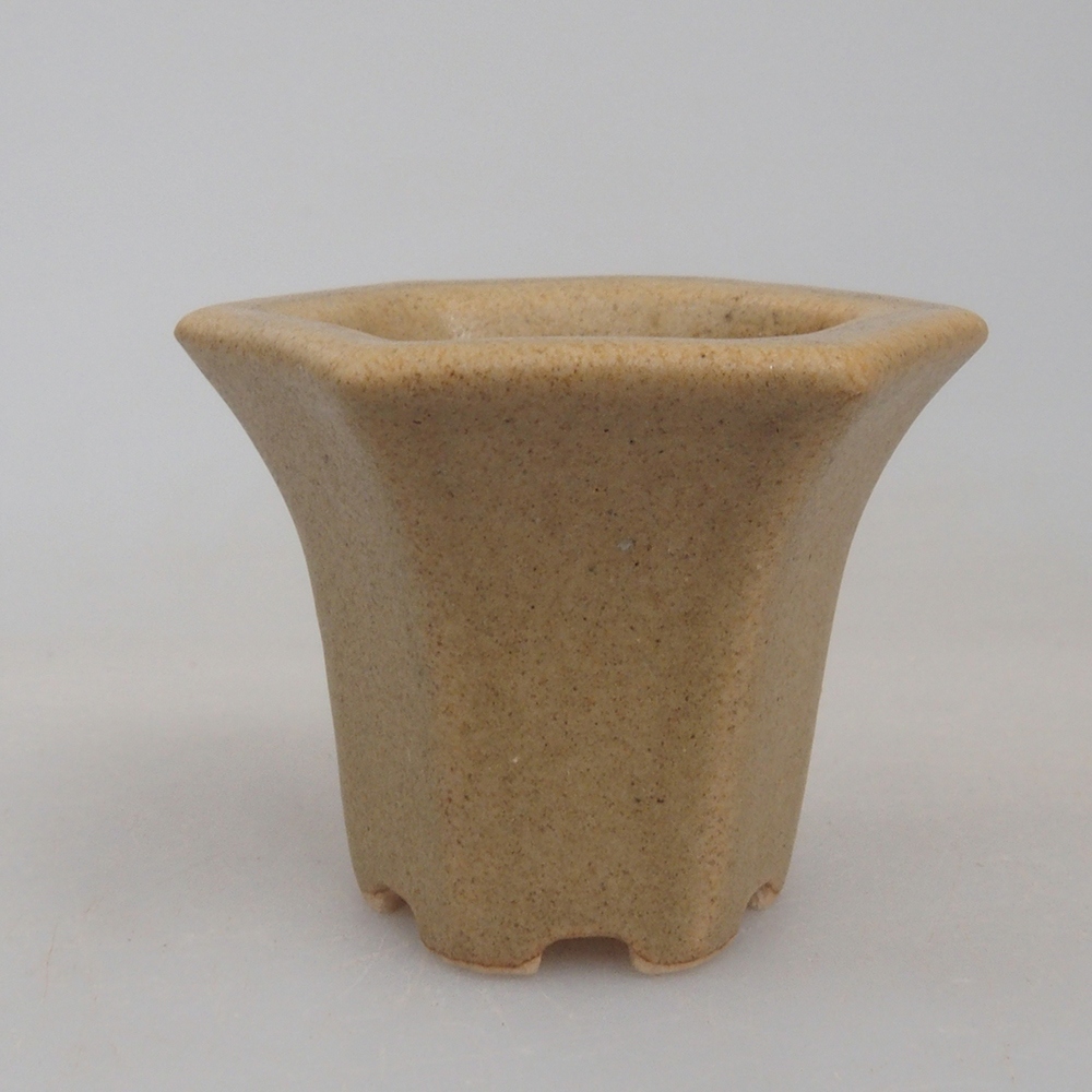 Mini-Bonsaischale 4 x 3,5 x 3 cm, braun