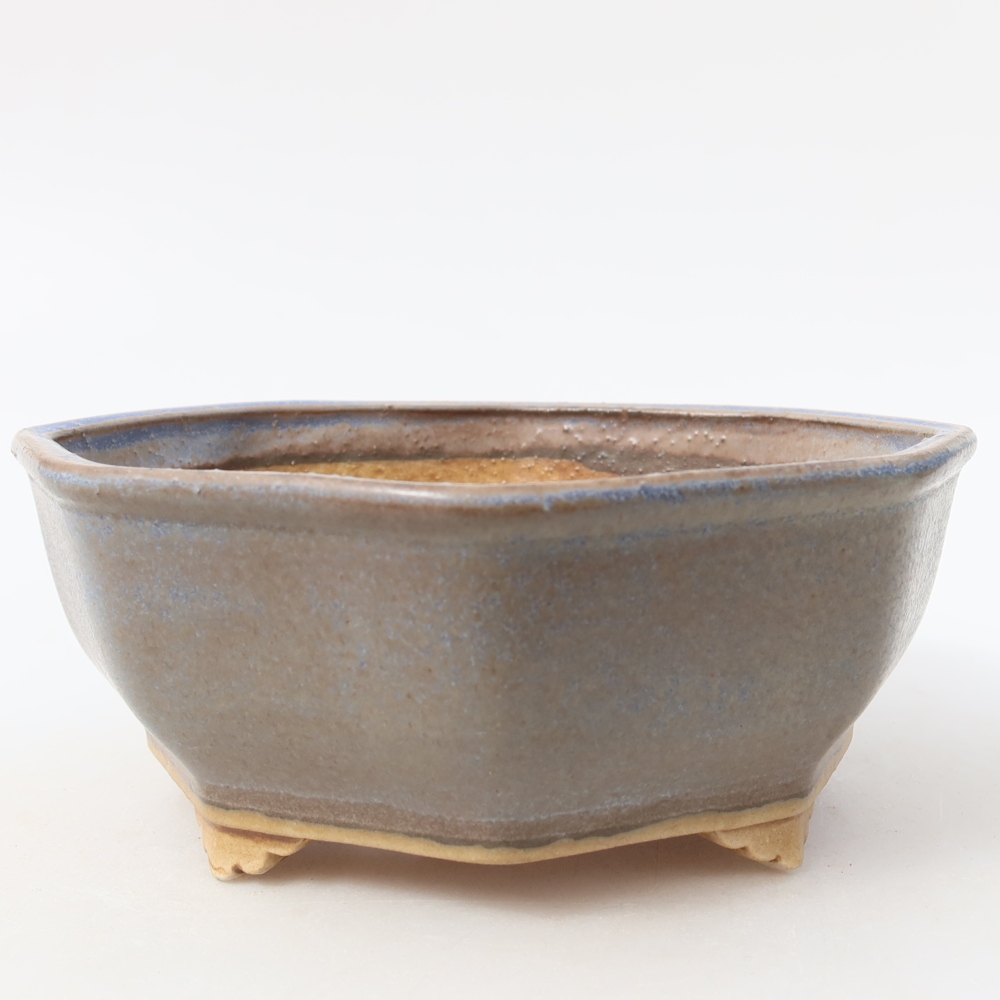 Keramik-Bonsai-Schale 18 x 15 x 6 cm, Farbe: Rosa