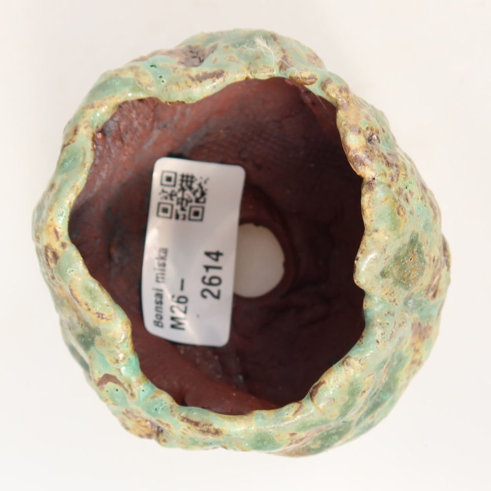 Keramikschale  7,5 x 6,5 x 6,5 cm, Farbe: grün