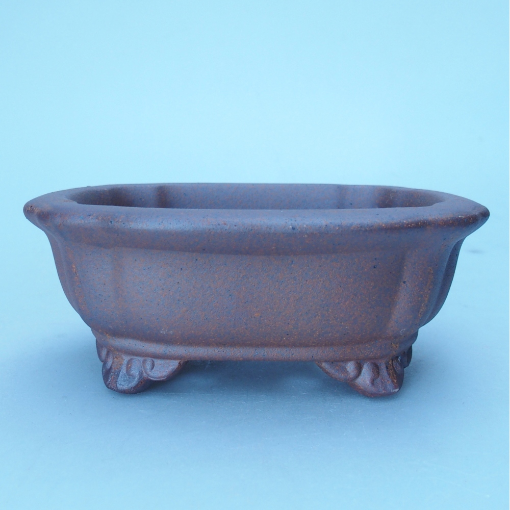 Schale 12 x 10 x 5 cm braun