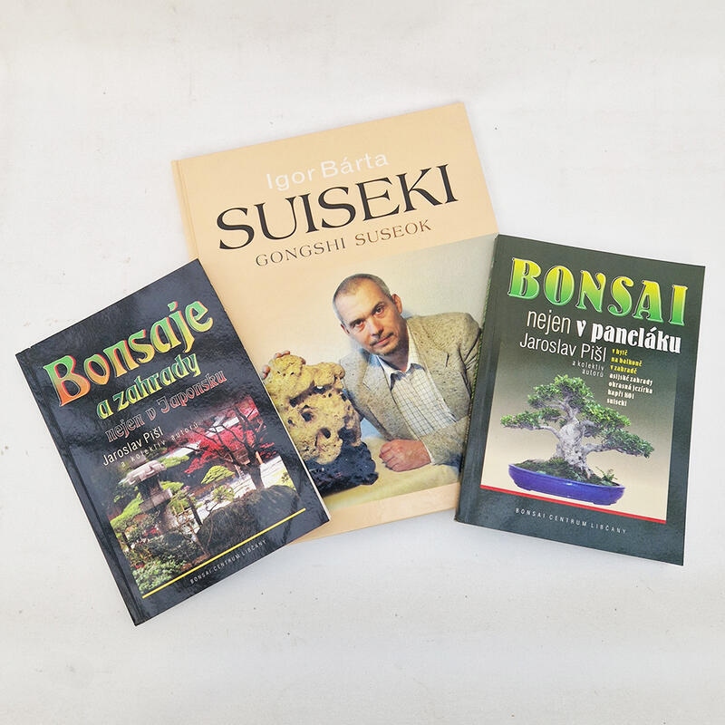 3 Bücher Bonsai nicht nur im Fertighaus, Japanische Gärten und Suiseki