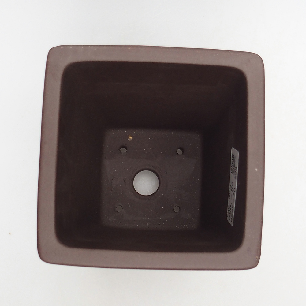 Schale 11 x 11 x 17 cm braun