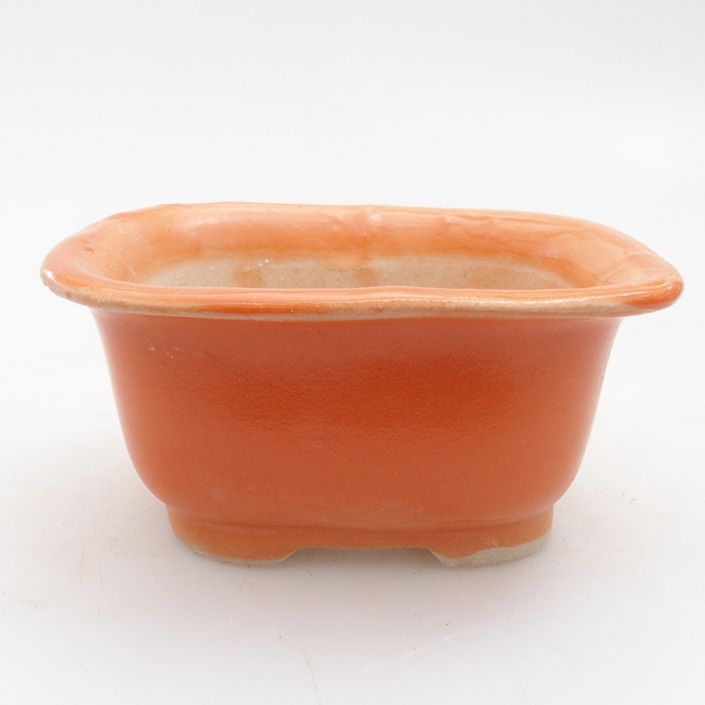 Mini-Bonsaischale 7 x 6 x 3,5 cm, orange
