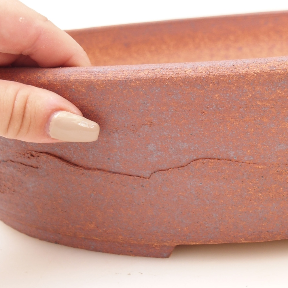 Bonsaischale 38,5 x 32 x 8,5 cm , Metallfarbe