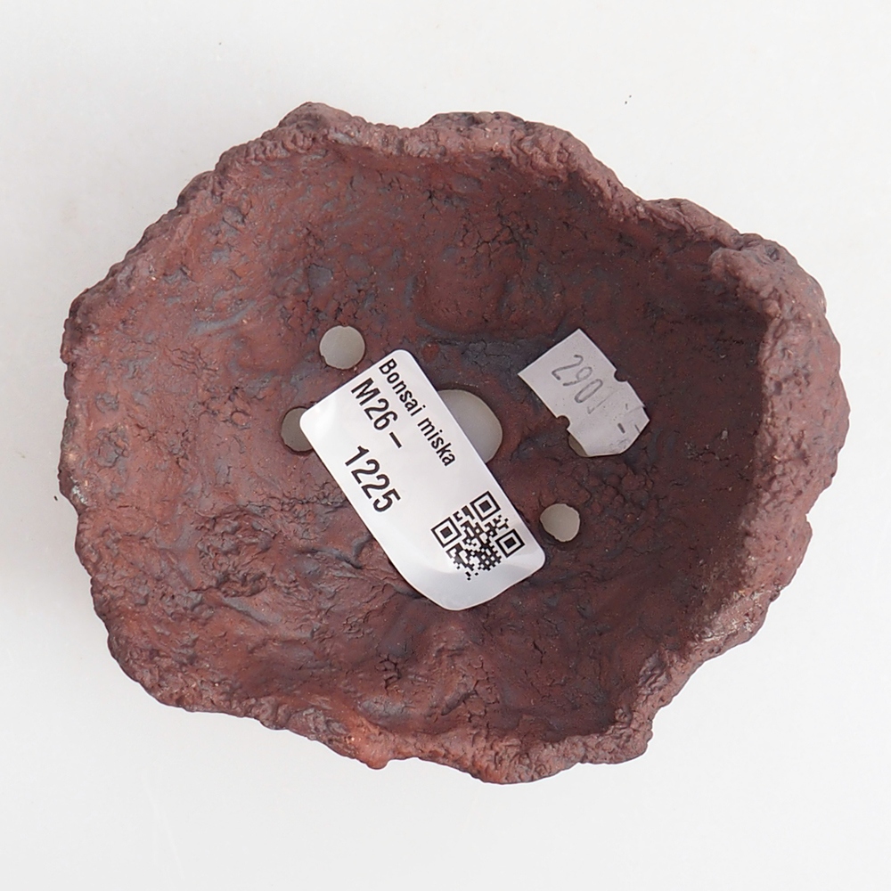 Keramikschale 9 x 7,5 x 9 cm , Farbe braun