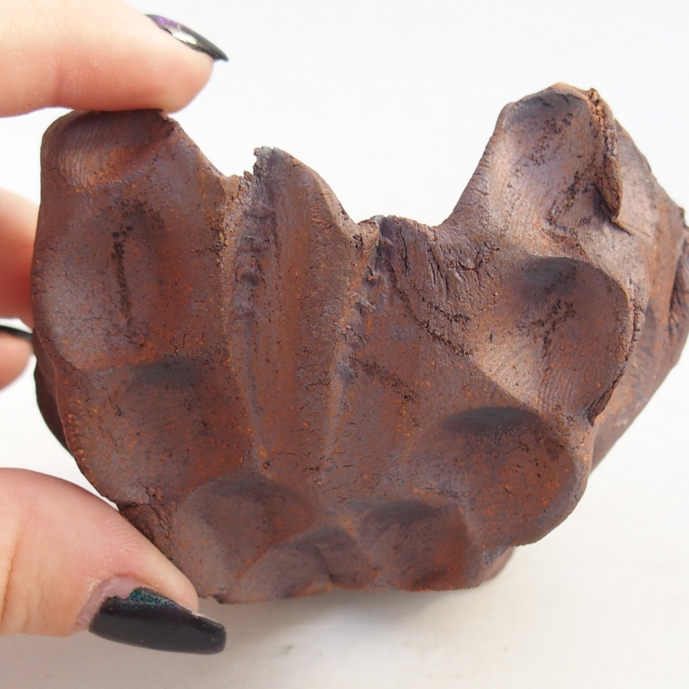 Keramikschale 9 x 9 x 6,5 cm , Farbe braun