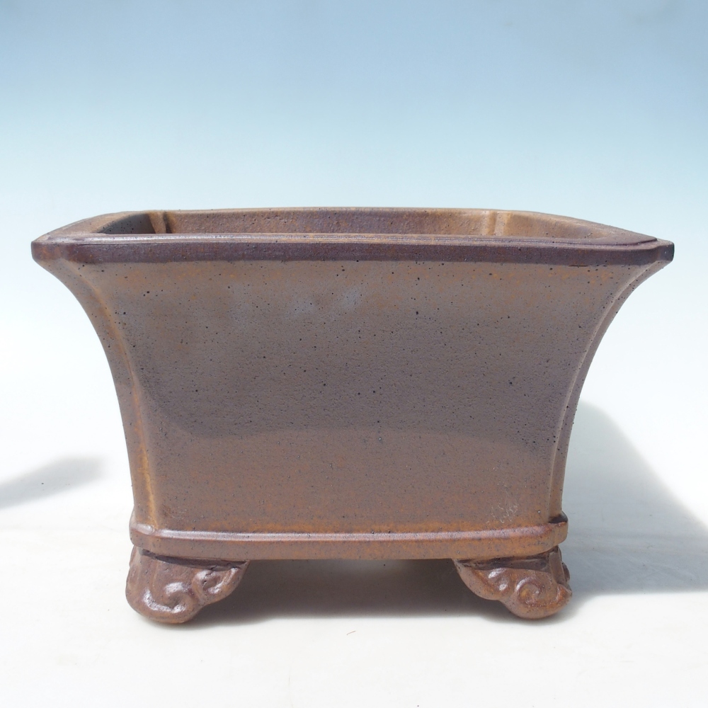Schale 31 x 31 x 19,5 cm braun