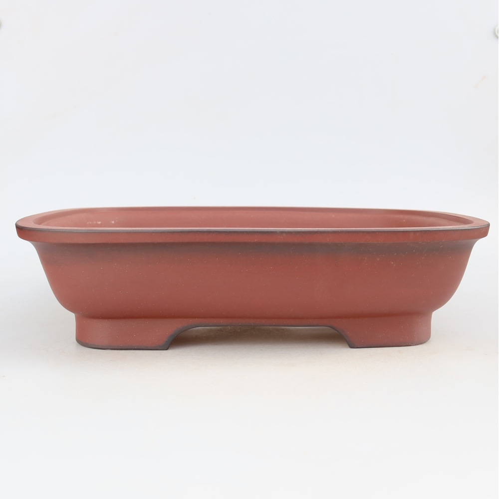 Keramikschale  32 x 24,5 x 8 cm, Farbe: Ziegelrot