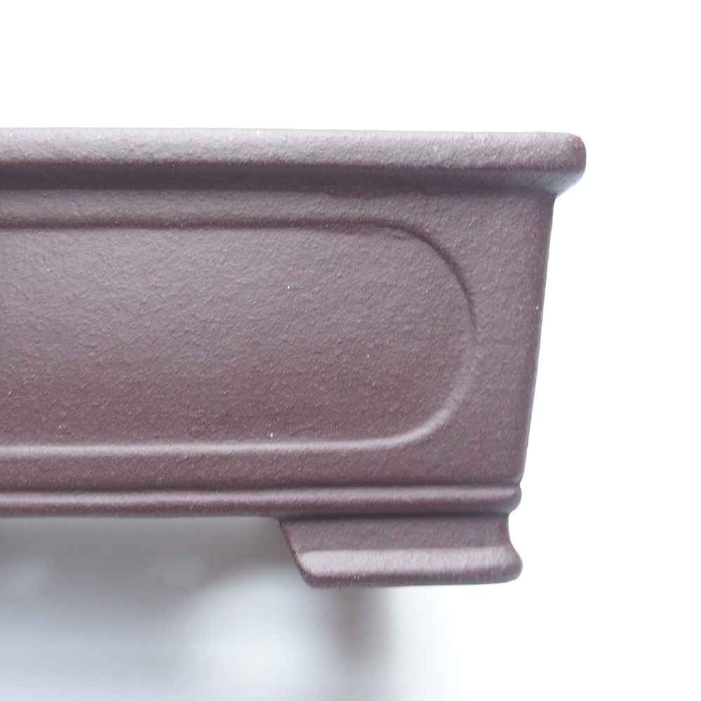 Schale 18,5 x 14 x 7,5 cm braun