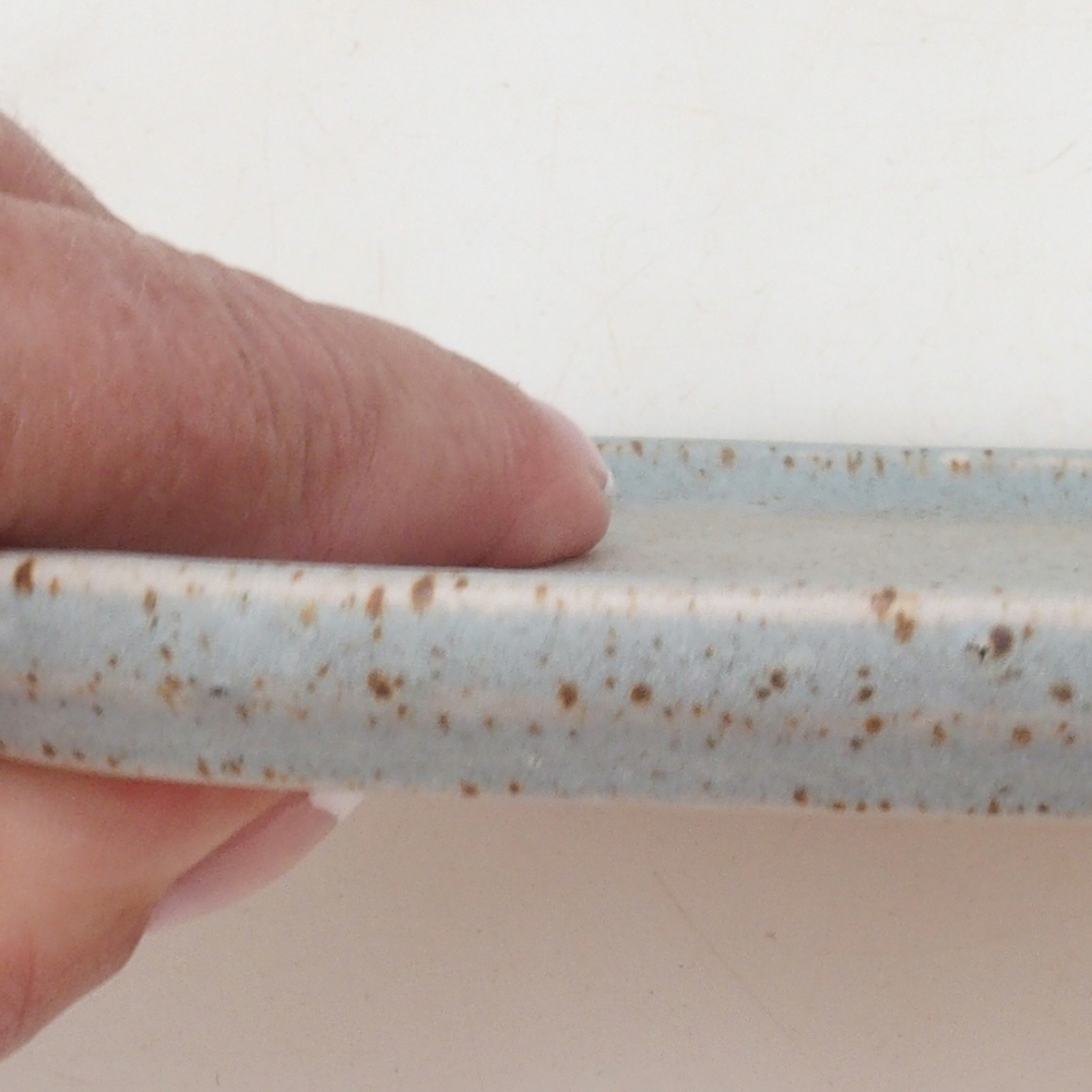 Keramikschale H31 - 15 x 13 x 1 cm - beige