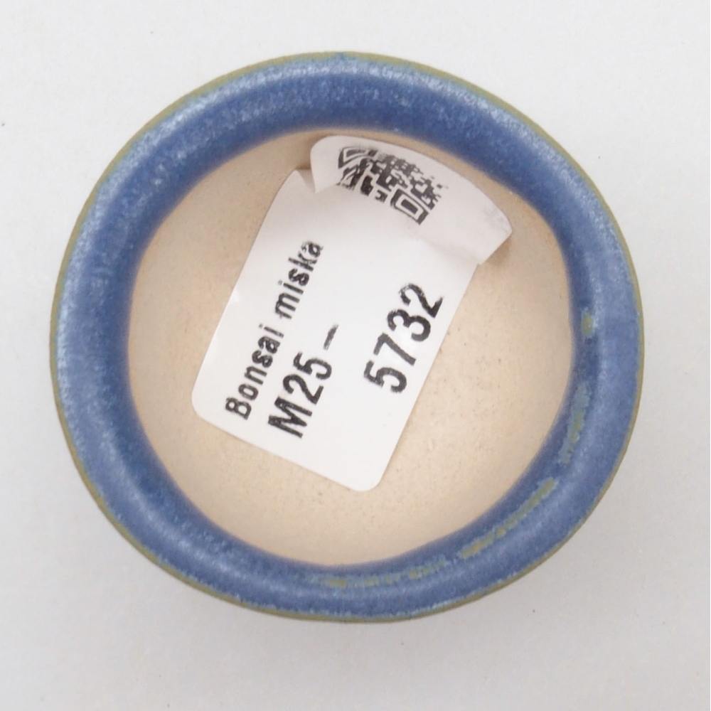Mini-Bonsaischale 4,5 x 4,5 x 3 cm, Farbe blau