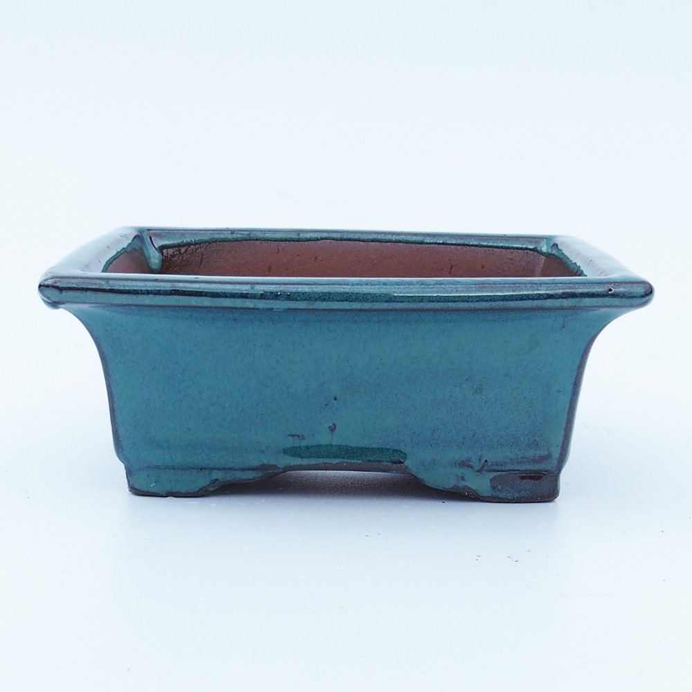 Schale 16 x 12,5 x 6,5 cm blau-grün