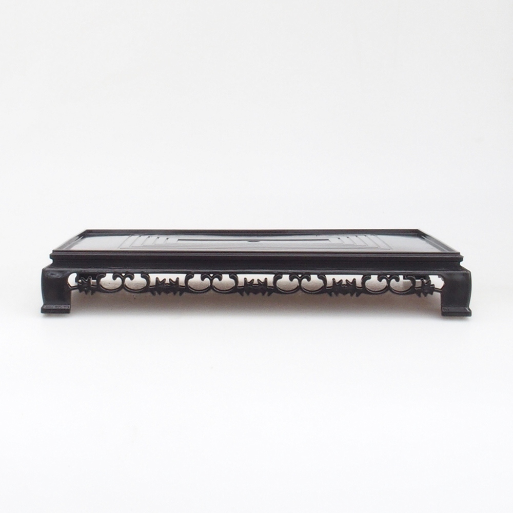 Bonsai Tisch Kunststoff Rechteck 27 x 17,5 x 4 cm, schwarz