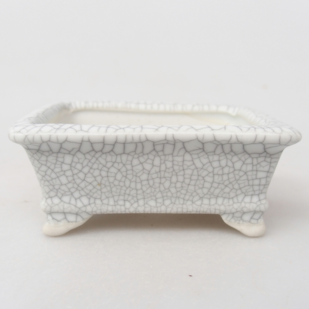 Mini-Bonsaischale 8 x 6,5 x 3,5 cm, Raku-Farbe