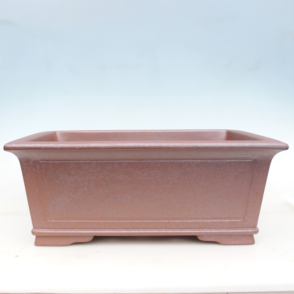 Bonsaischale aus Keramik 51 x 37,5 x 20 cm , Farbe Metall - NUR PERSÖNLICHE ABHOLUNG oder Palettentransport