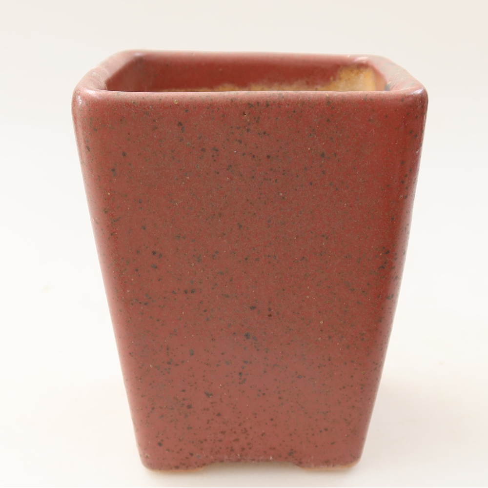 Bonsaischale aus Keramik 8,5 x 8,5 x 11 cm, rosa