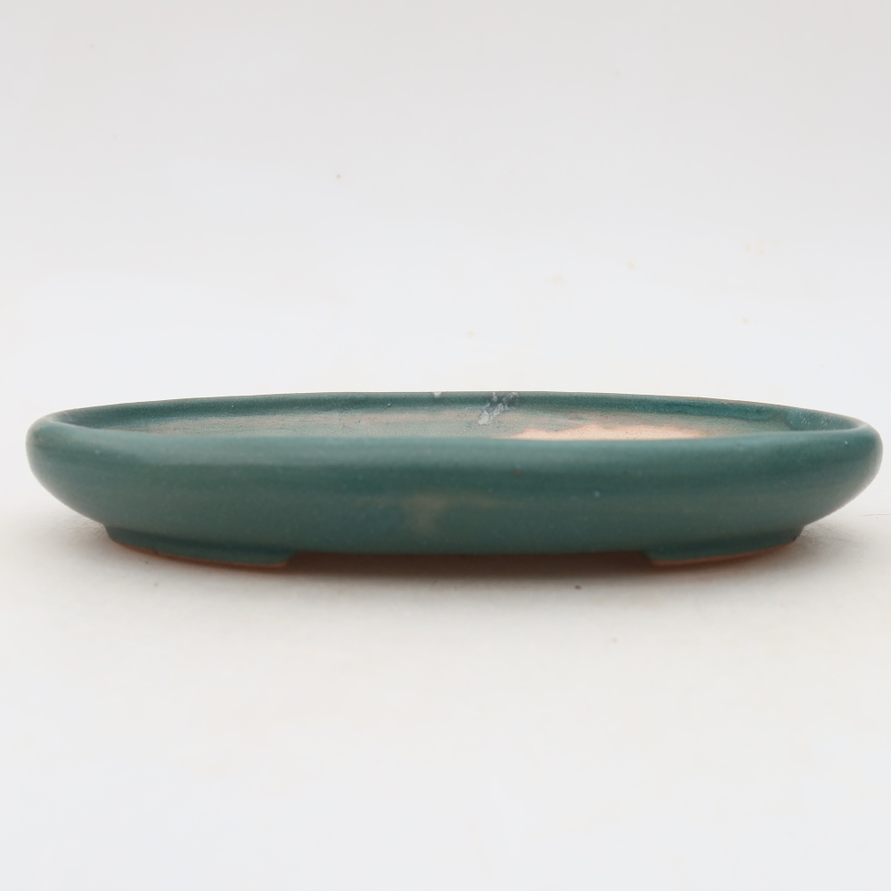 Keramik-Bonsai-Schale, 17 x 12 x 2,5 cm, Farbe: Blau